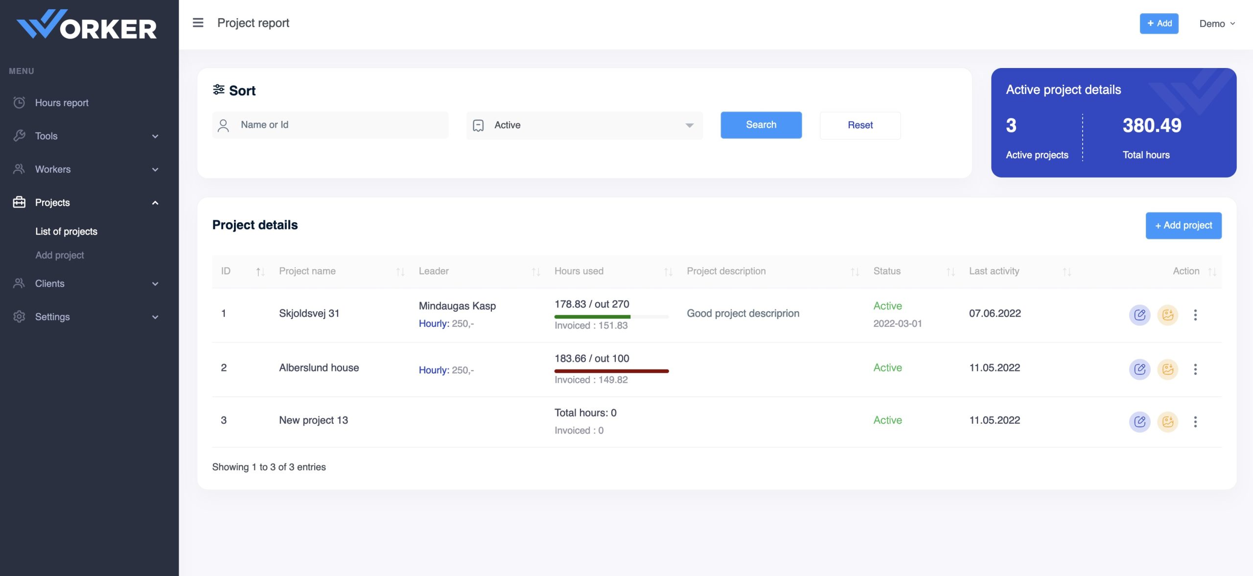 Kaip pridėti projektą?