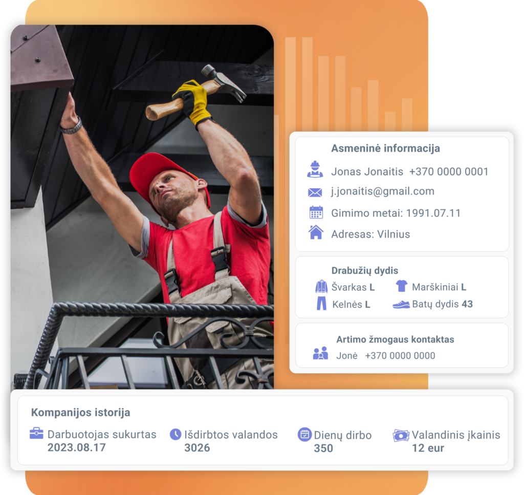 All employee information in one system