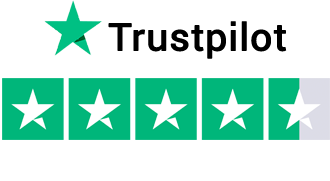 Trustpilot rating — 4.4 out of 5 stars based on 21 reviews white